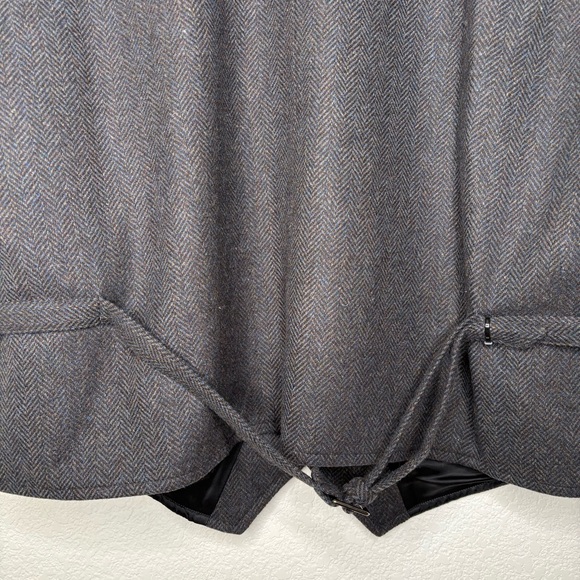 Orvis Charcoal Gray Herringbone Vest XXL - Picture 7 of 12